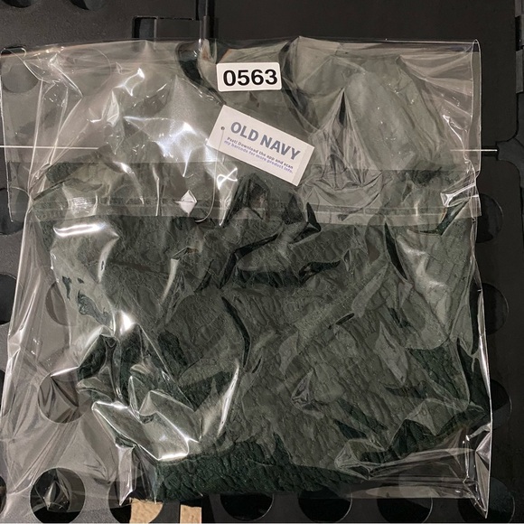 NWT Old Navy Textured Lace Scoop Neck Top Womens Size M Dark Green Flared Sleeve - Picture 10 of 10